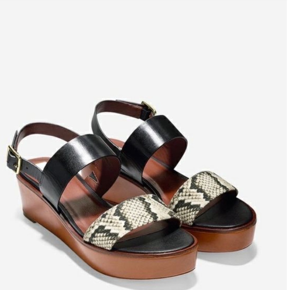 Cole Haan Cambon Snakeskin platforms sz 9